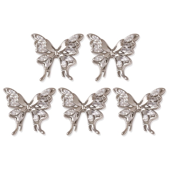 5Pcs 3D Jewelry Luxury Zircon Art Rhinestones Crystals for Decors Rings Earrings