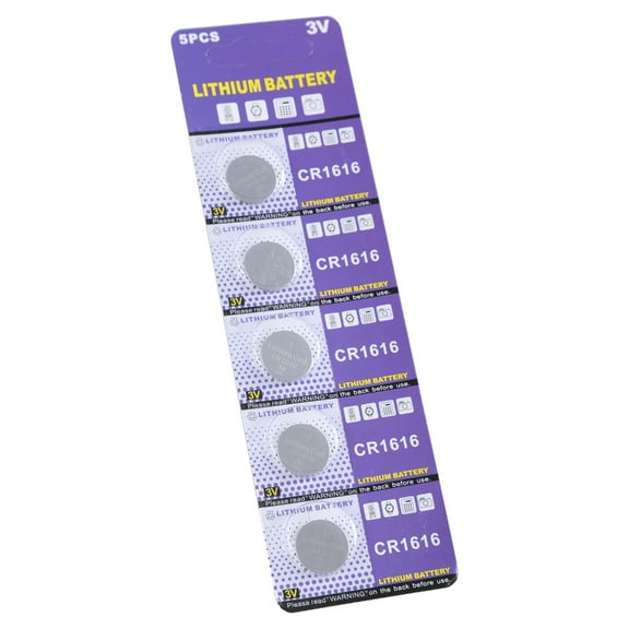 5Pcs 3V CR1616 Lithium Button Battery For Toy Clock Remote Control Calculators