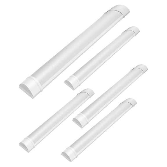 5Pcs 3ft LED Shop Light Fixture 30W LED Tube Light, 3600lm, 6500K Cold White, 90cm 35.4inch LED Garage Closet Light Ceiling Light for Office Home Basement, No Plug, No Ground Wire