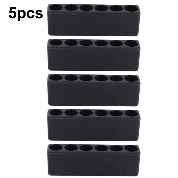5Pcs 4-13 Holes Screwdriver Bit Holder Organizer Hand Tools Storage Supplies For 1/4 Inch Hexagonal Tools