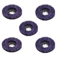 thumbnail image 1 of 5Pcs 46 Grits Poly Strip Disc Wheel Paint Rust and Oxidation Removal Clean for Angle Grinder Purple, 1 of 6