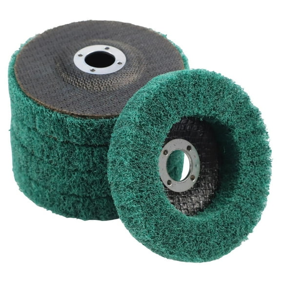 5Pcs 4In Polishing Buffiing Wheel Aluminum Oxide Flap Discs For Angle Grinder Flat Type 27 Shape Max Rpm 13300 Abrasive Tools