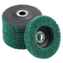 5Pcs 4In Polishing Buffiing Wheel Aluminum Oxide Flap Discs For Angle Grinder Flat Type 27 Shape Max Rpm 13300 Abrasive Tools