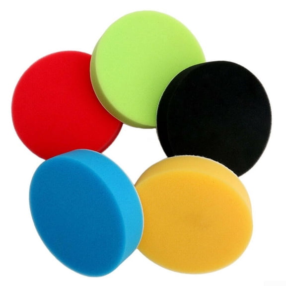 5Pcs 4inch/5inch Polishing Waxing Buffing Sponge Pads Kit Compound Car Polisher