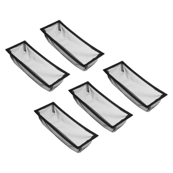 5Pcs 4x12 Inch Floor Register Cover Trap, Floor Vent Screen Cover, Black