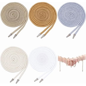 5Pcs 5 Colors Cotton Ribbon Wedding Rope DIY for Wedding Party Decorations Mixed Color 2010mm 1pc/color