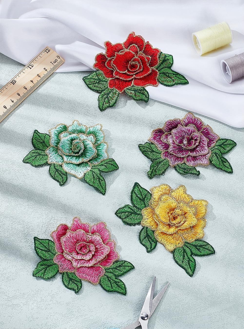 WEISHA Dragonfly Iron On Patch – Large 26.5x20cm Embroidery Applique For Clothing & DIY