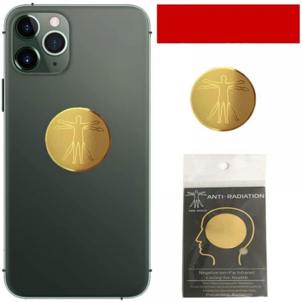 5Pcs 5G & EMF Blocker 10pcs for Mobile Phones EMF Protection Cell Phone Stickers 24K Gold