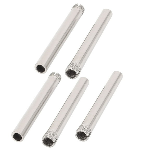 5Pcs 5mm Cutting Diameter Hole Saw Drill Bit for Glass Ceramic Tile