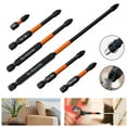 thumbnail image 1 of 5Pcs 65Mm Magnetic Batch Head Ph2 Screwdrivers Bit Cross High Hardness Hand Drill Bit Screw Electric Screwdriver Bits 70Mm Fangkenuo, 1 of 8