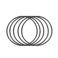 thumbnail image 1 of 5Pcs 68mm x 1.9mm Rubber O-rings NBR Heat Resistant Sealing Ring Grommets Black, 1 of 2