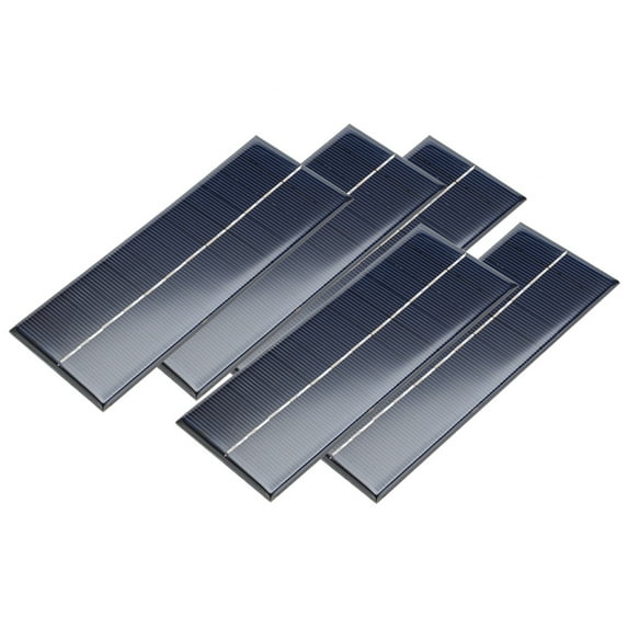 5Pcs 6V 250mA Poly Mini Solar Panel Module DIY Toys Charger 165mm x 65mm