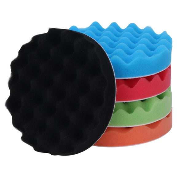 5Pcs 6inch 150mm Waffle Sponge for Polishing Pad Kit For Car Polisher