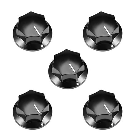 5Pcs 6mm Insert Shaft 33x17mm Plastic Potentiometer Rotary Knob Pots