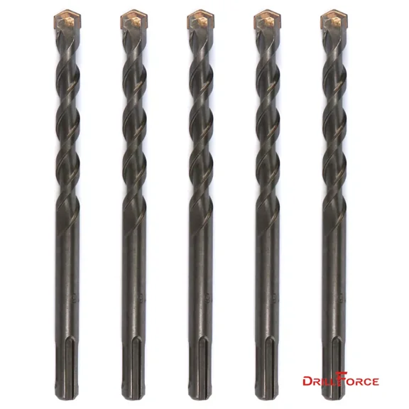 5Pcs 7/16" X6" Drill Bit Set Sds Plus Rotary Hammer Concrete Masonry Carbide Tip