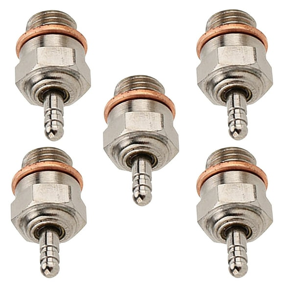 5Pcs 70117 No.4 Hot Glow Plug for 4c Engines for Nitro Fuels RC Car Racing