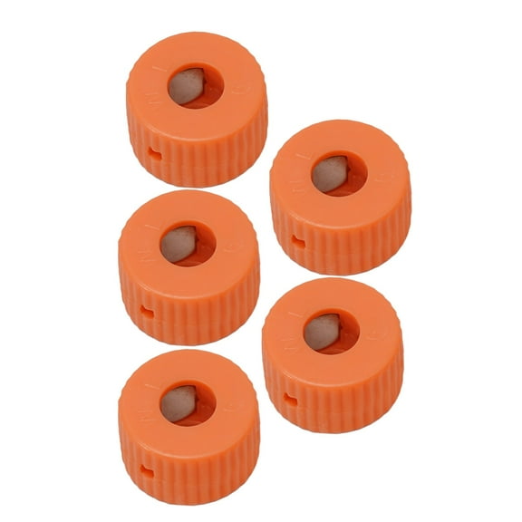 5Pcs 7Mm Orange Mini Round Magnetic Ring Pick Up Tool Used for Magnetizer Ring