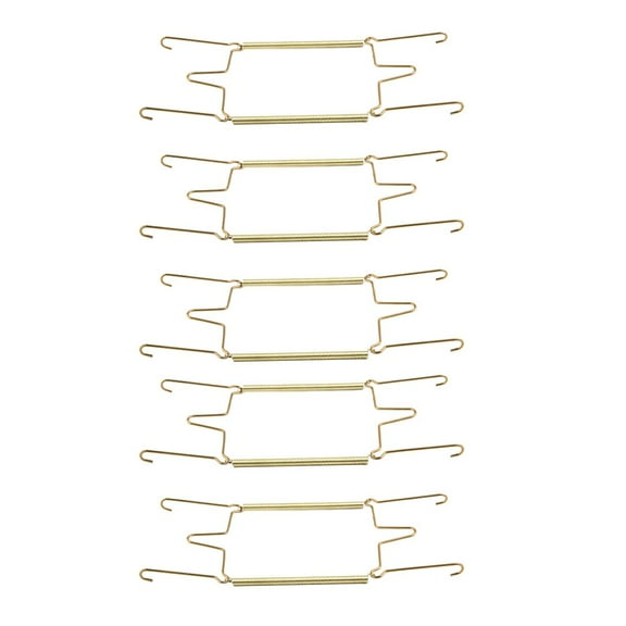 5Pcs 8-Inch Small Invisible Plate Wire Hanger Wall Holders, Adjustable Plate Spring Holder