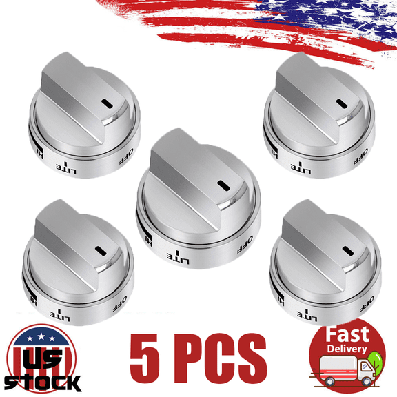 5Pcs AEZ73453509 Gas Grill Control Knobs Fits BBQ Grills For LG Oven Stove Sets