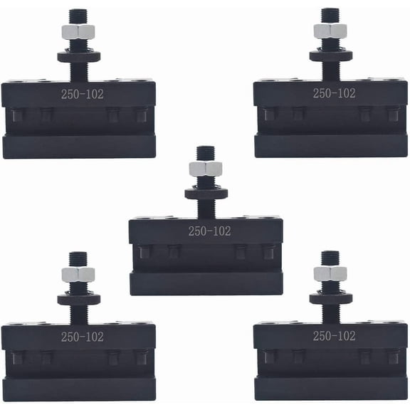 5Pcs AXA 250-102 Tool Holder AXA 102 Quick Change Tool Post Holder Fit for Swing 12 Inch AXA Tool Holder