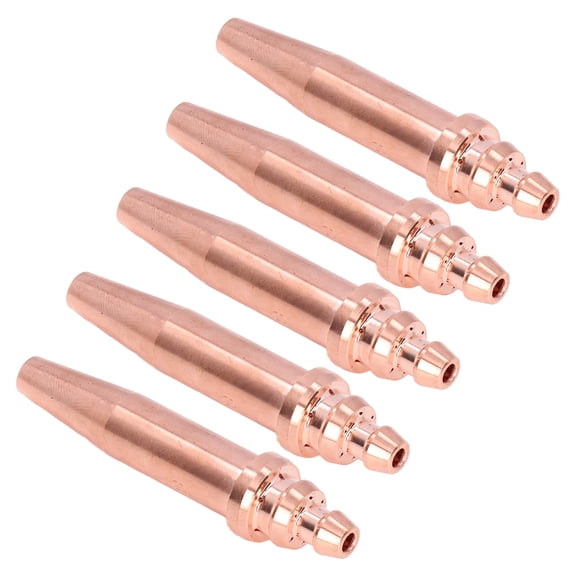 5Pcs Acetylene Cutting Tips Nozzle Torch Consumable Accessories for Integrated Machine 2# G02‑2