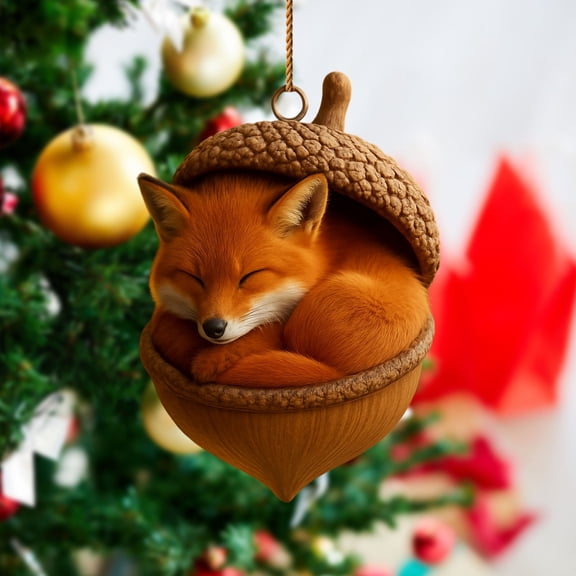 5Pcs Acrylic 2D Ornament under $5! Bzdzmqm Beautiful Acrylic 2D Christmas Ornament, Animal Shape Holiday Decor for Tree, Christmas Tree Hanging with Designs, Festive Home Decoration for Season,