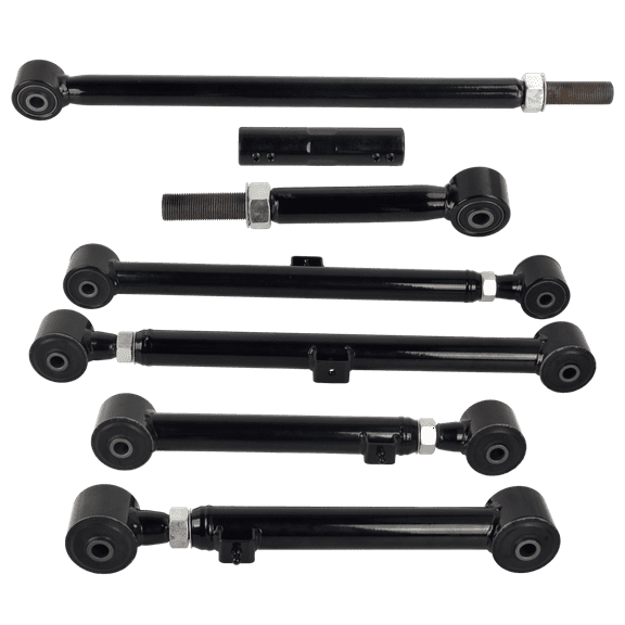 5Pcs Adjustable Rear Lower Upper Control Arm w/ Track Bar for 2009-2024 RAM 1500