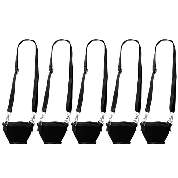 5Pcs Adjustable Wine Glass Lanyards Drink Holder with Neck Strap Insulator Holder Necklace Cup Holder Wine Accessory