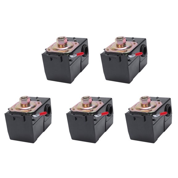 5Pcs Air Compressor Switch Universal Pressure Switch 95-125 Psi for Air Compressor Pump Control Valve