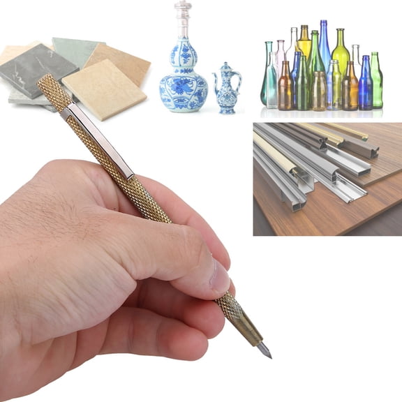 5Pcs Anti-Slip Diamond Tip Electric Engraving Pen - Carbide Scriber for Ceramic/Glass/Metal/Wood Marking