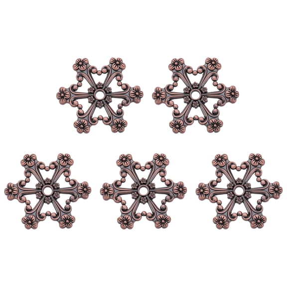 5Pcs Antique Thread Bobbins Embroidery Thread Bobbin Metal Thread Bobbin Embroidery Thread Winders for Sewing Thread