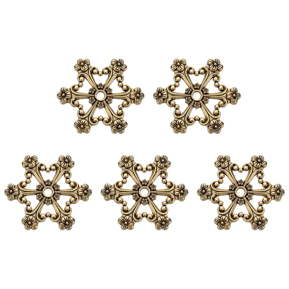 5Pcs Antique Thread Bobbins Embroidery Thread Bobbin Metal Thread Bobbin Embroidery Thread Winders for Sewing Thread