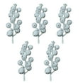 thumbnail image 1 of 5Pcs Artificial Berry Picks, Christmas Berry Stems, Berry Sprigs for Christmas Tree, Glitter Berry Branches for Xmas Garland Wreath, Faux Berry Picks for Vase Filler and Centerpiece Decor, 1 of 6