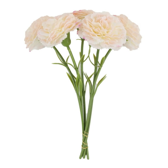 5Pcs Artificial Carnation Realistic Fake Silk Flower Wedding Indoor Home Office Table Centerpiece Faux Flower Decoration Mother Day Gift