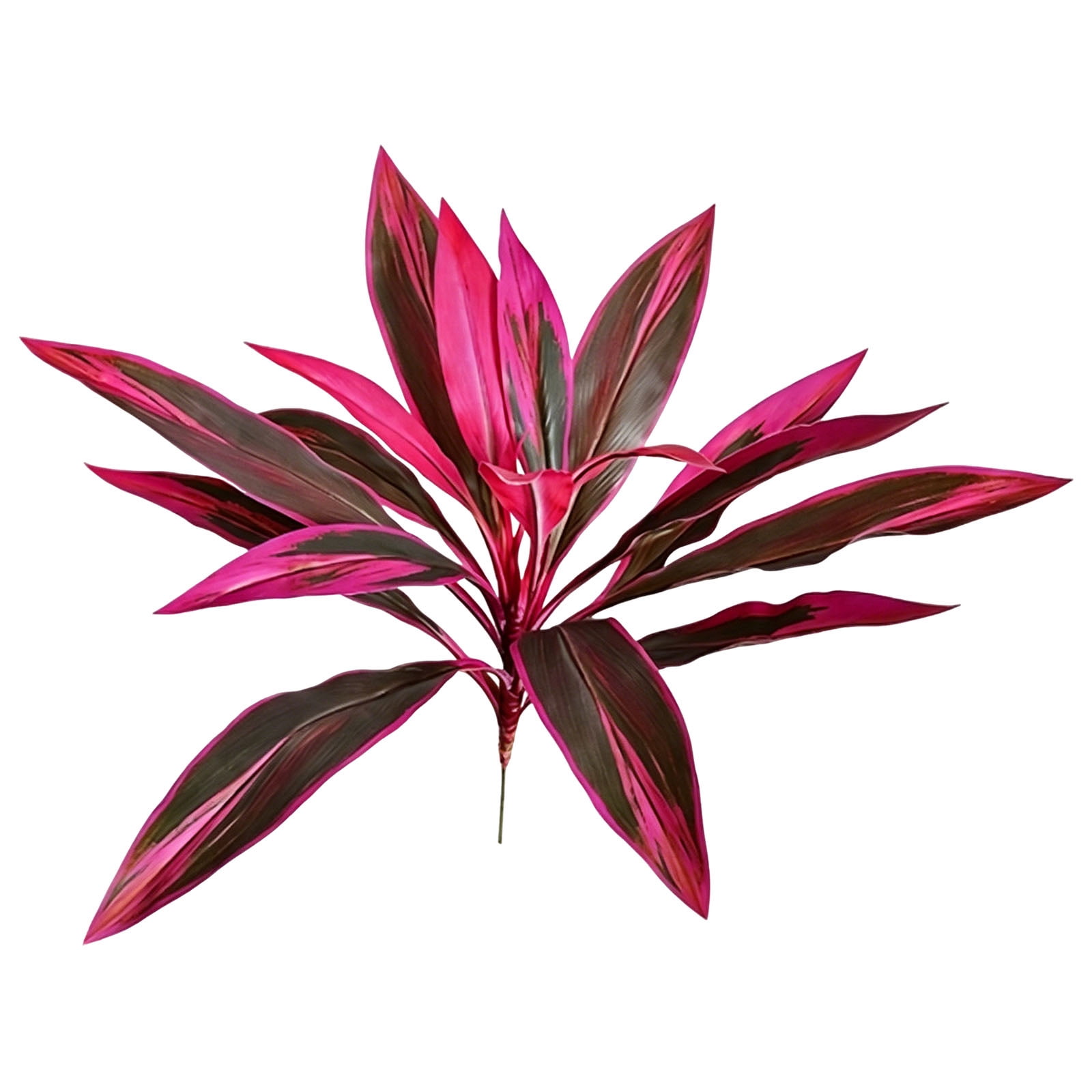 5Pcs Artificial Cordyline Red Plant, Artificial Plants Indoor, Fake Dracaena Plants Indoor Outdoor, 21.65in Realistic Faux Silk Plants for Home Office Decoration