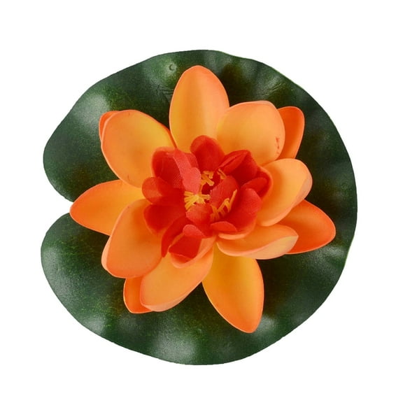 5Pcs Artificial Floating Water Flowers! Usloyux EVA Lotus Flowers for Pond Decoration, Fake Floating Flowers for Water Garden, Decorative Water Lilies for Pool, Realistic Artificial Flowers for