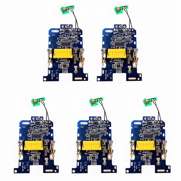 5Pcs BL1830 Li-Ion Battery PCB Charging Protection Board for 18V Tool,5 x Battery Protection Board,Blue