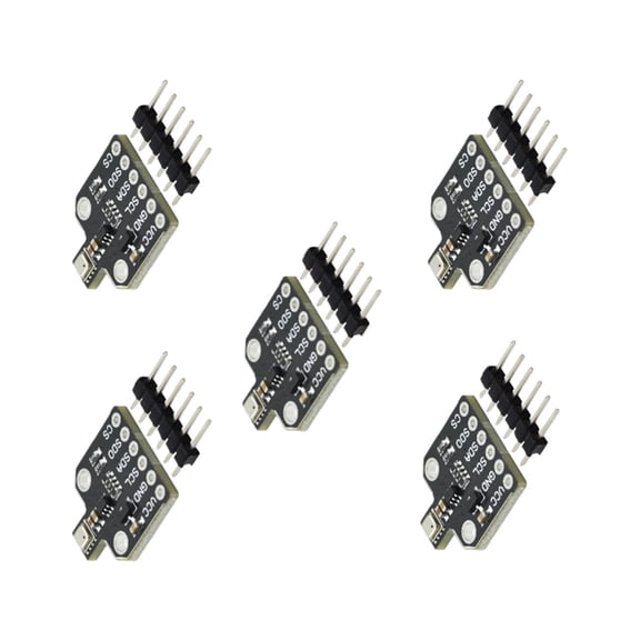 5Pcs BME688 Sensory Module Environmental (Temperature/Humidity/Pressure/) Real Time Air Analysis Board