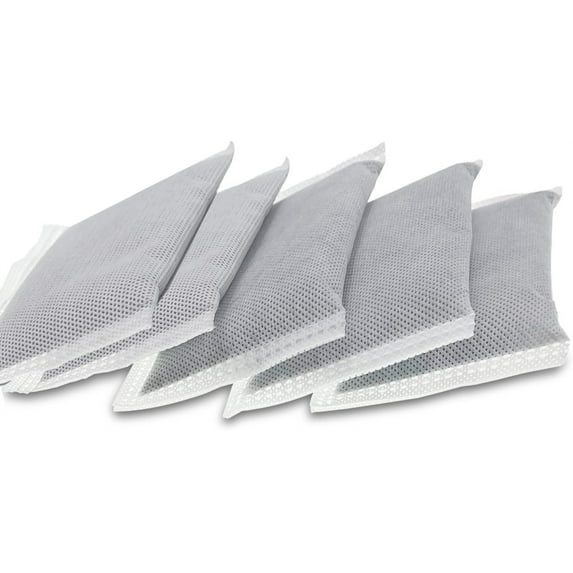 5Pcs Bamboo Air Purifying Bags,Moisture Absorber,Activated Charcoal Odour Absorber,Natural Car Air Freshener,Shoe Deodoriser,Home,Closet Odour Eliminators