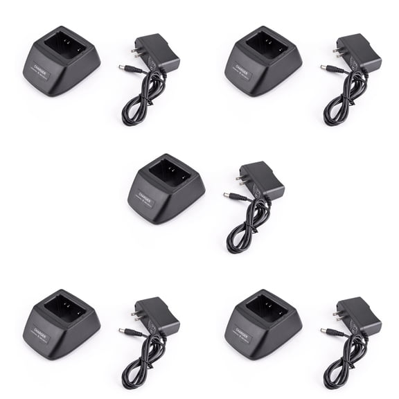 5Pcs Battery Rapid Charger For Icom IC-V85 IC-F50 IC-F51 IC-F60 IC-F61 IC-M88