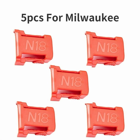 5Pcs Battery Storage battery case battery holder Rack Holder Case For Milwaukee 18V Devices