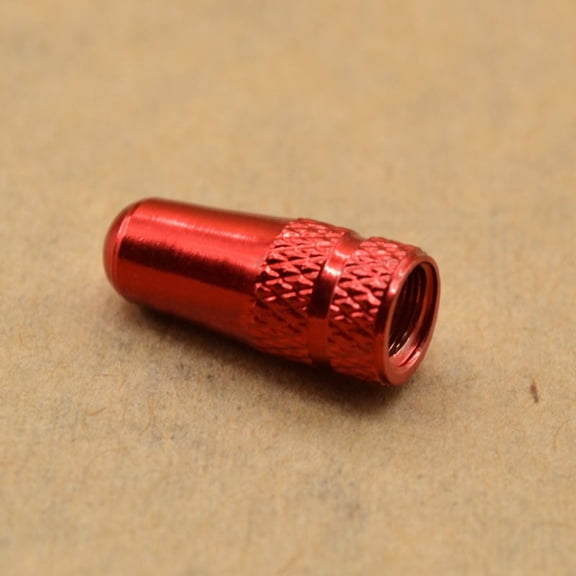 5Pcs Bike Bicycle Air Valve Cap for Presta Valve Wheel Rim Tyre Stem Dust Cover Red
