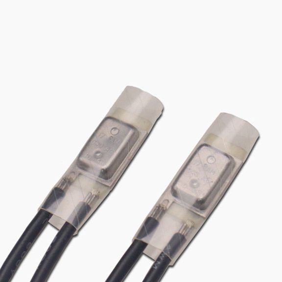 5Pcs Bimetallic Strip Thermostat For Over Current Protection In Motors 17Am033-130C Fangkenuo