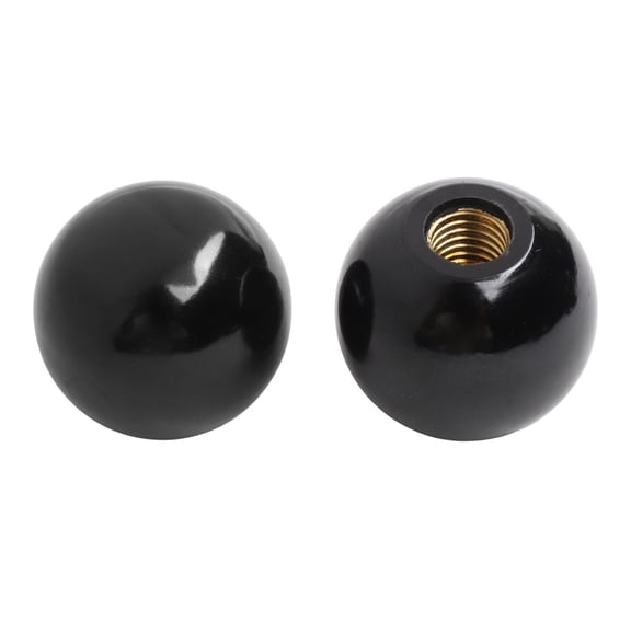 5Pcs Black Round Ball Bakelite Lever Knob M5/6/8/10/12 Machine Tool Replacement M12X40