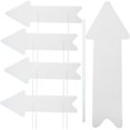 thumbnail image 1 of 5Pcs Blank Yard Sign with Stake DIY Plastic Blank Sign Garden Yard Lawn Blank Sign Stake Decor, 1 of 6
