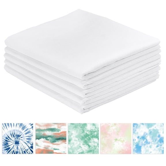 5Pcs Bleach Cotton Pocketing Grey Fabric for DIY Painting Garment Accessories White 1500x1000x0.3mm for DIY