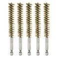 thumbnail image 1 of 5Pcs Bore Brush Brass 13mm Dia Cleaning Bronze Wire Brush Tube Pipe Cleaner with Handle 1/4 Inch Hex Shank, 1 of 6