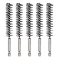 thumbnail image 1 of 5Pcs Bore Brush Stainless Steel 16mm Dia Cleaning Wire Brush Tube Pipe Cleaner with Handle 1/4 Inch Hex Shank, 1 of 6