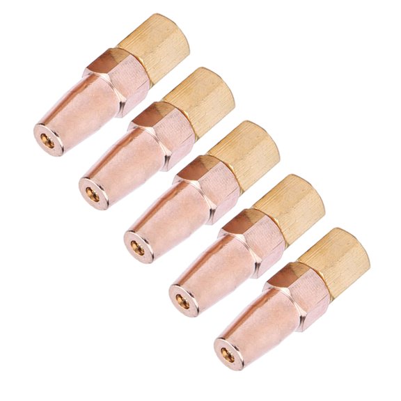 5Pcs Brazing Nozzle H01-6 Welding Propane Liquefied OxygenGas Contact Tips Holder Welding Nozzle