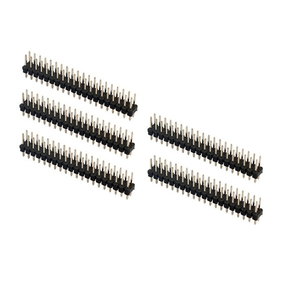 5Pcs Break-away 0.1" 2x20-pin Male Header for GPIO